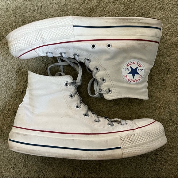 White platform converse - Picture 6 of 7
